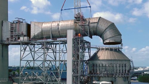 De Wolkenfabriek, rookgaskanaal